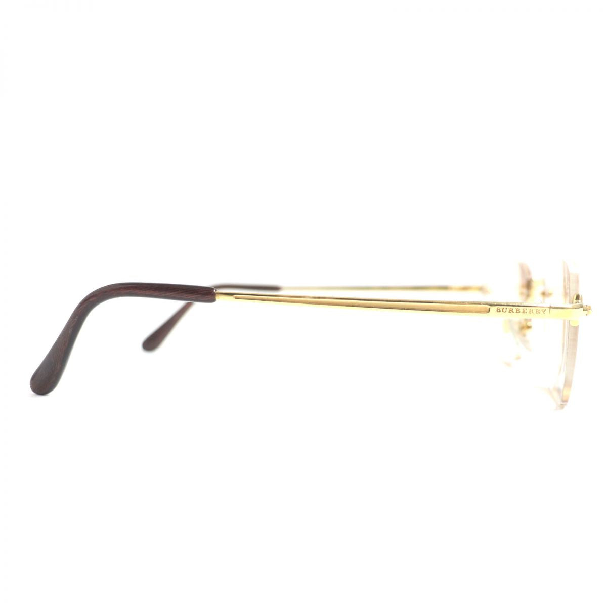 Burberry K18 Logo Glasses Gold Brown