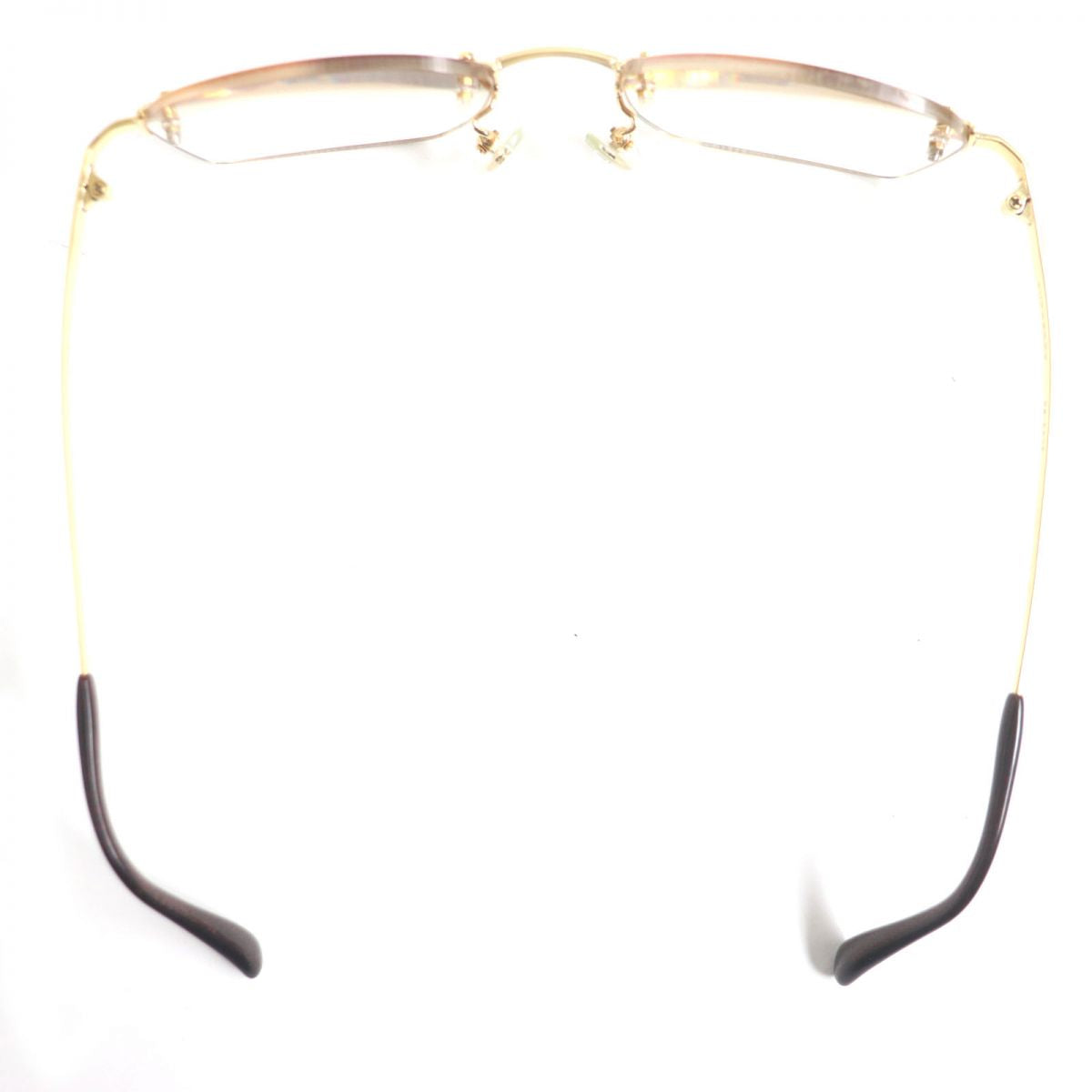 Burberry K18 Logo Glasses Gold Brown