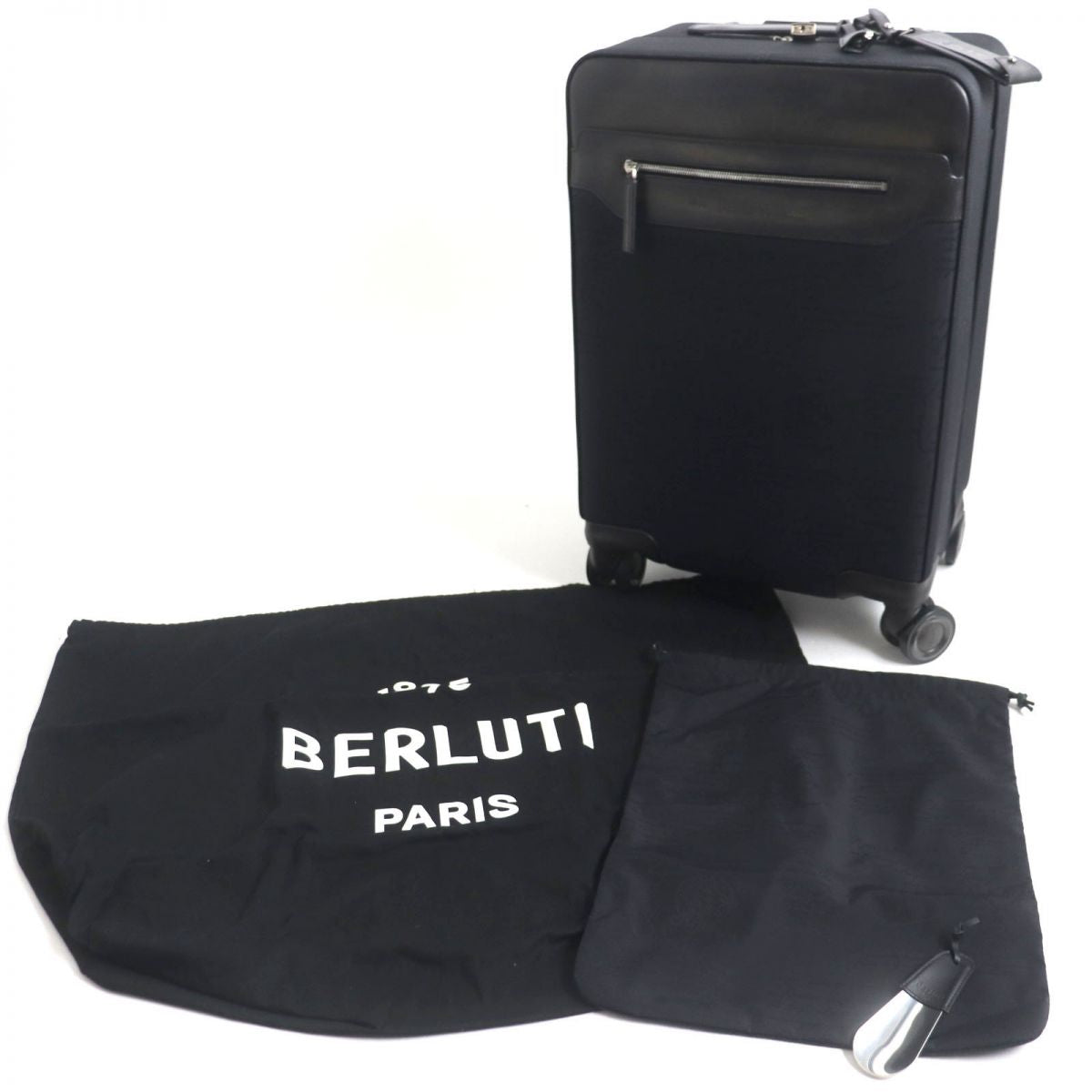 Berluti Formula 1004 Calligraphy Nylon Leather Suitcase