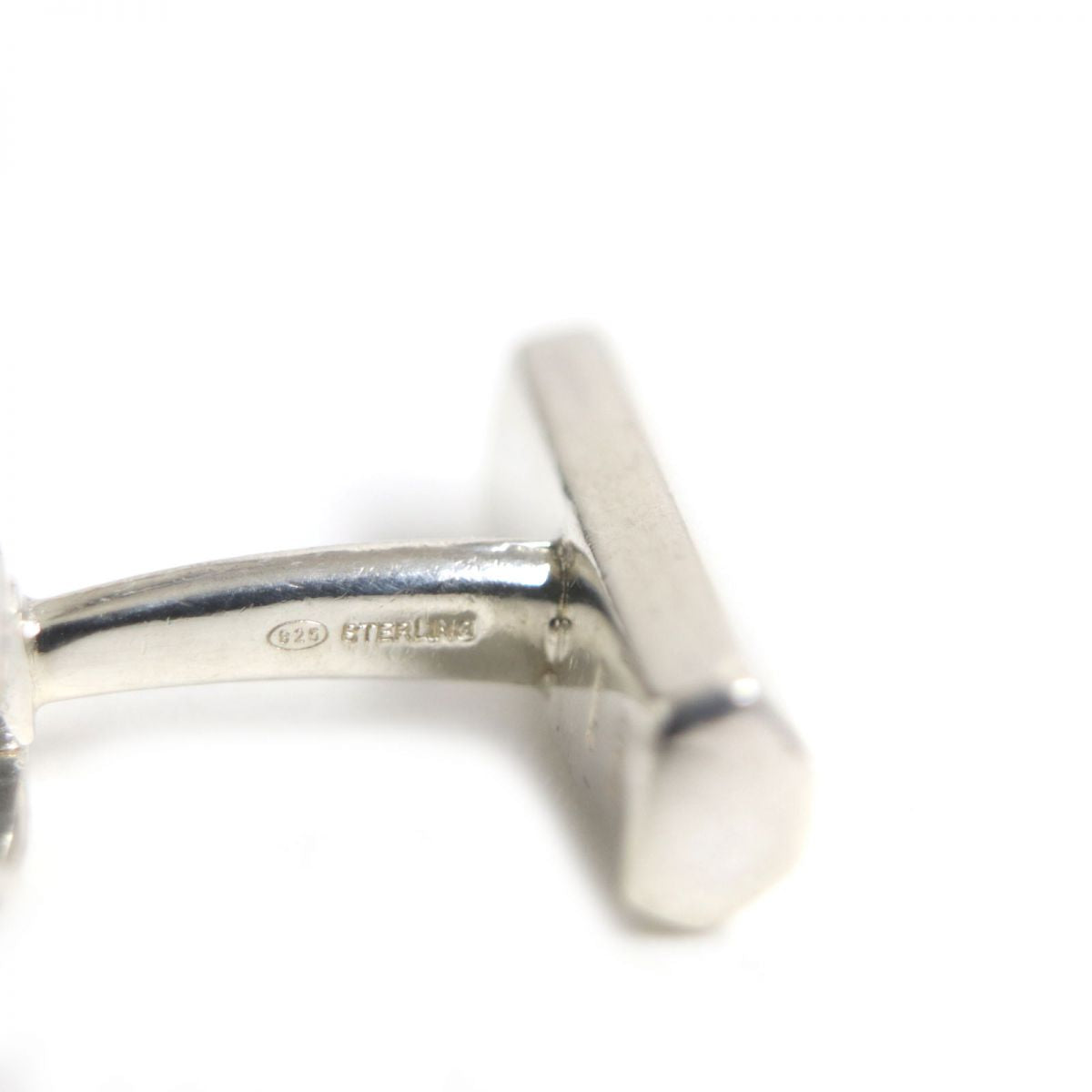 Bvlgari SV925 Silver Cufflinks Made in Italy