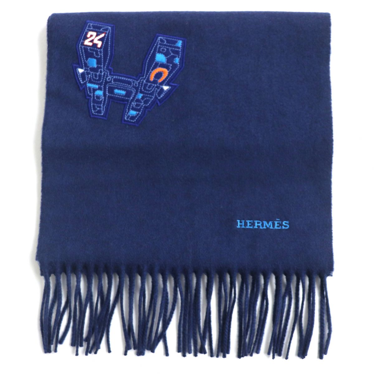 Hermes Cashmere Hello Mr. Falier Robot Scarf