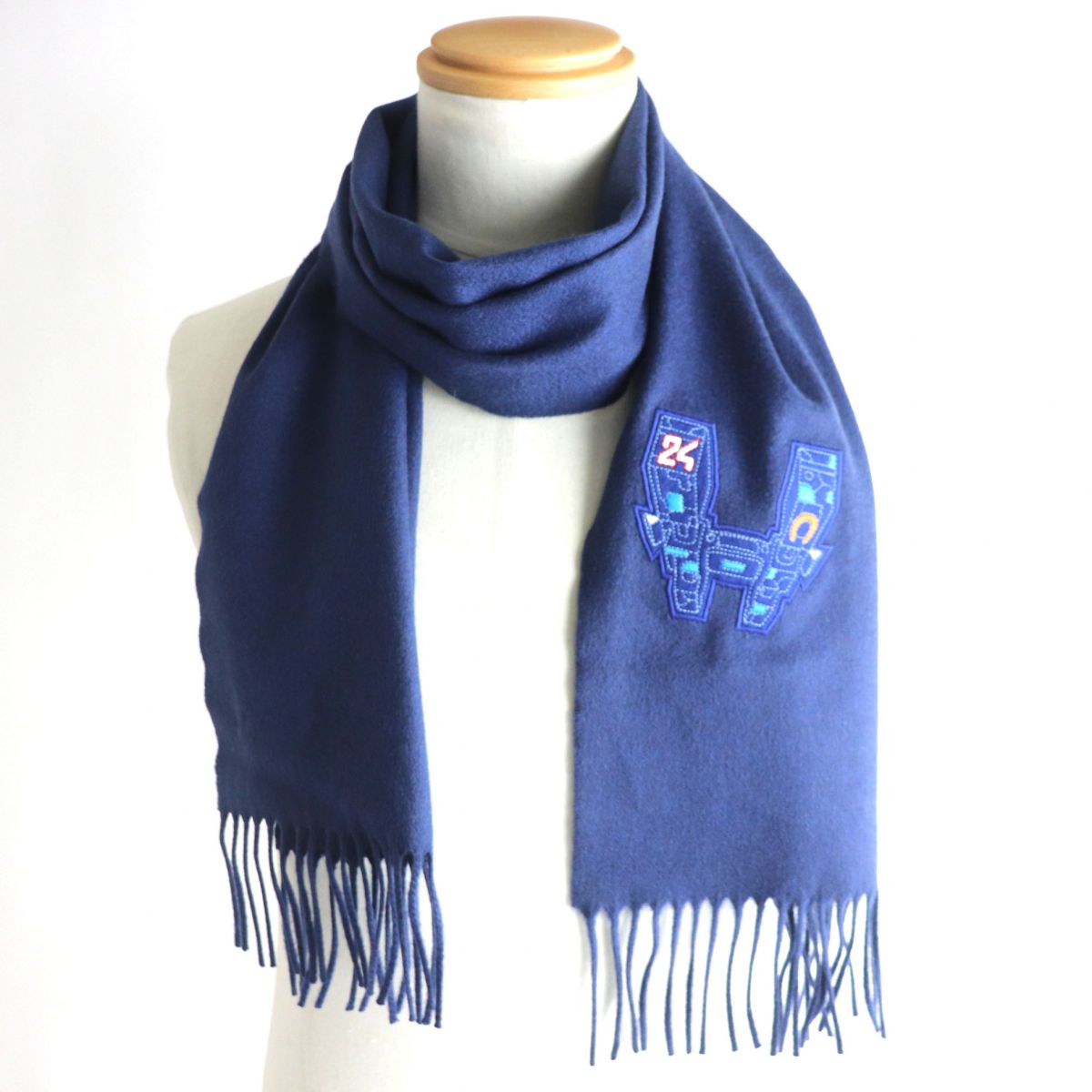 Hermes Cashmere Hello Mr. Falier Robot Scarf