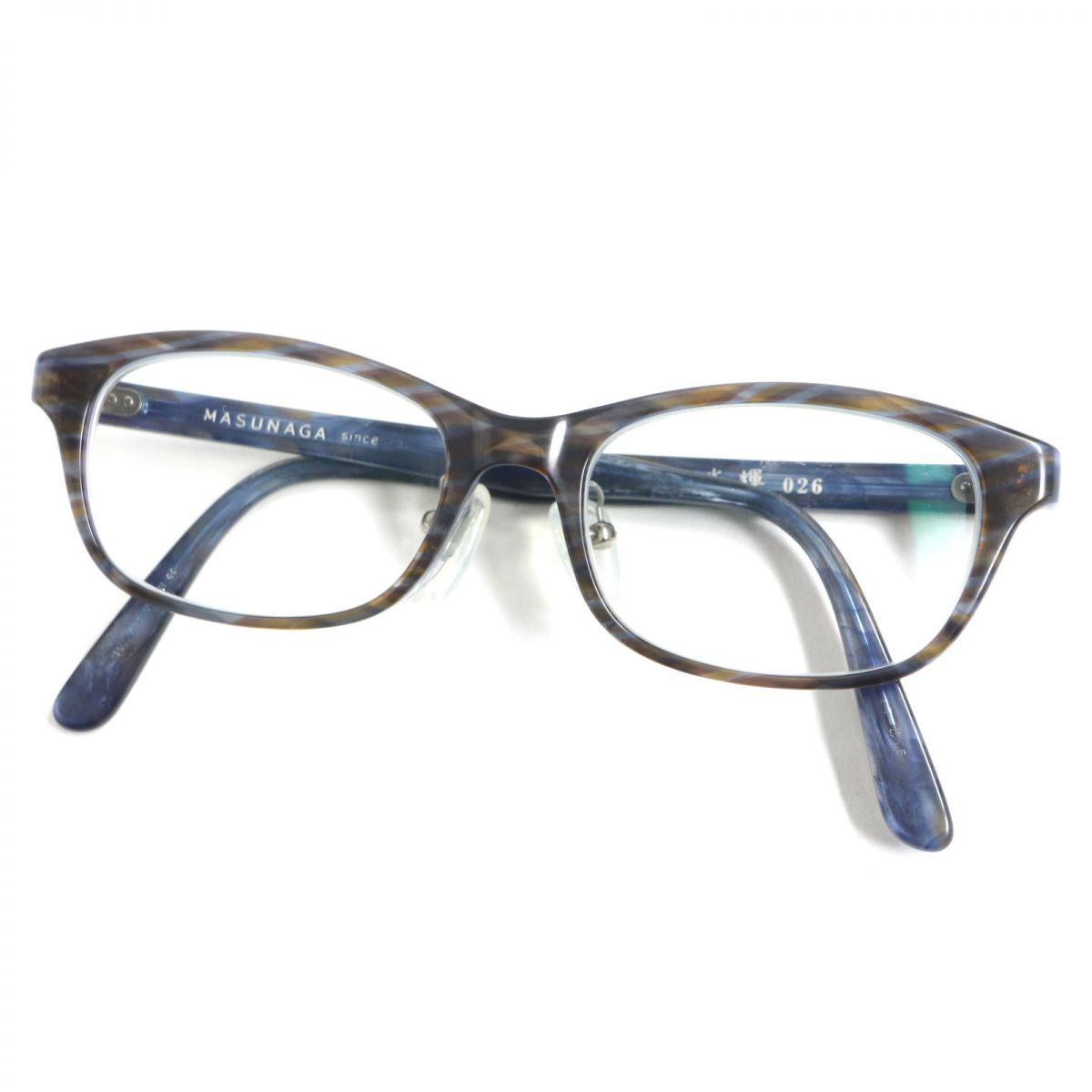 Masunaga Kouki 026 Marble Pattern Glasses