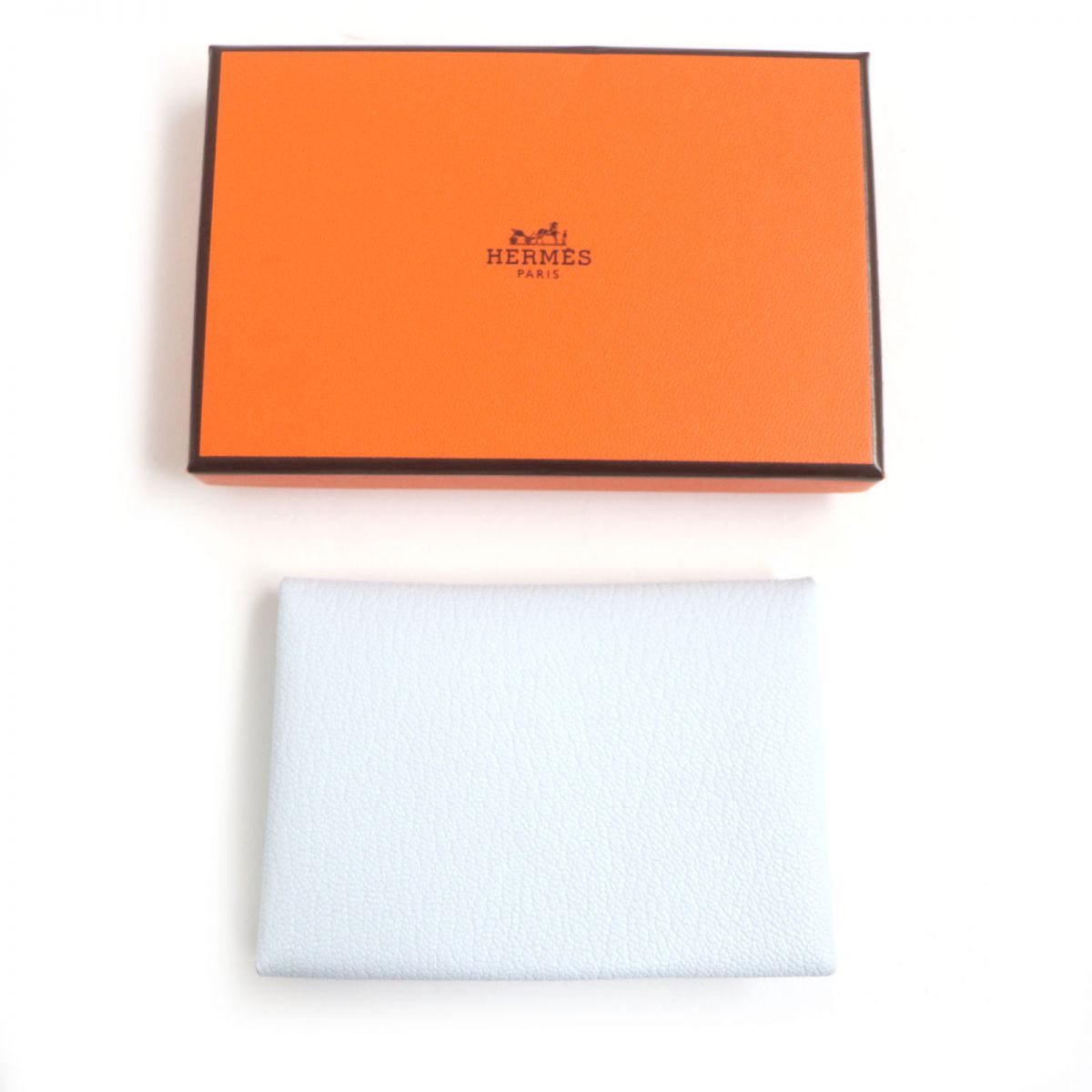 HERMES Calvi Duo Leather Coin/Card Case