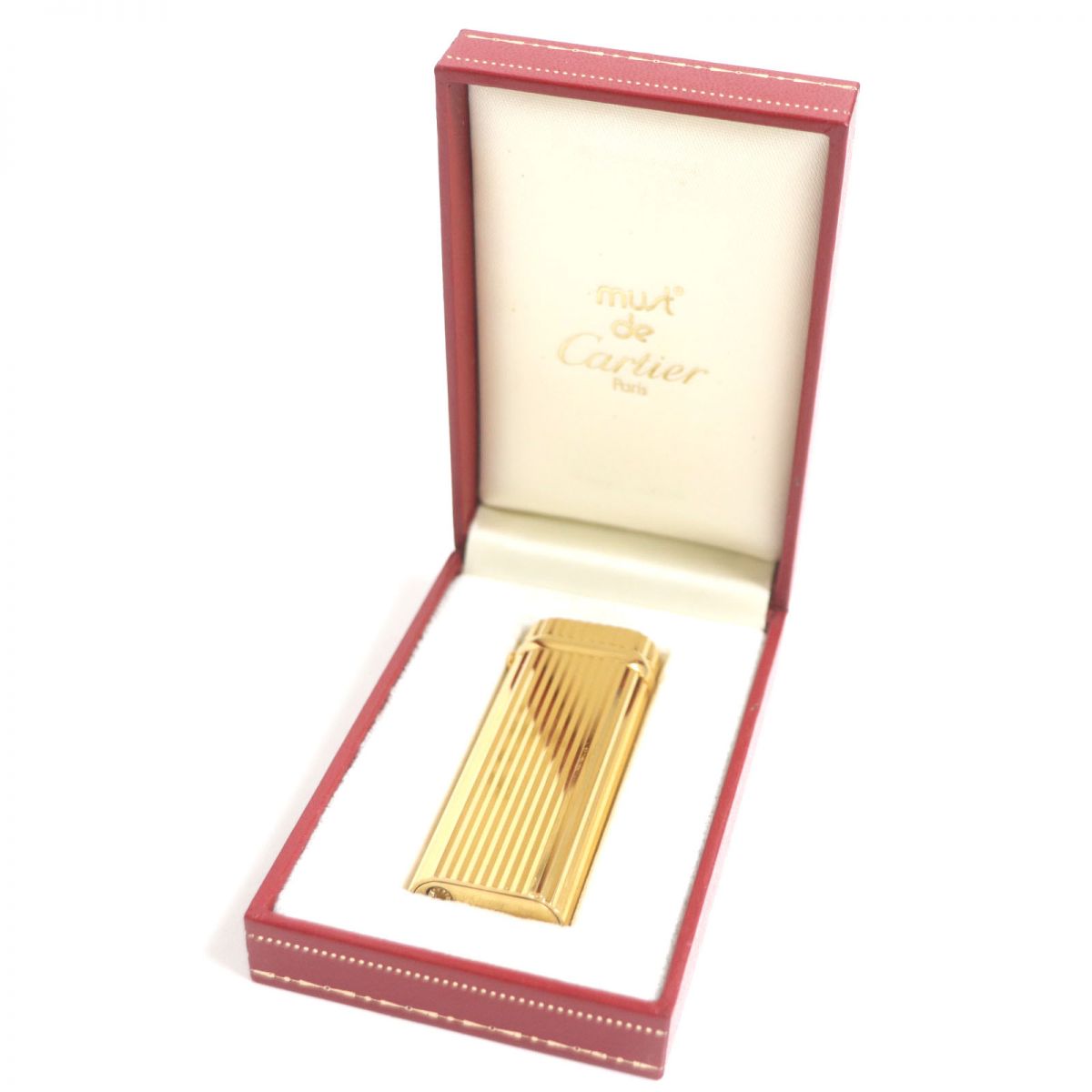 Cartier Oval Stripe Ruby Roller Gaslighter