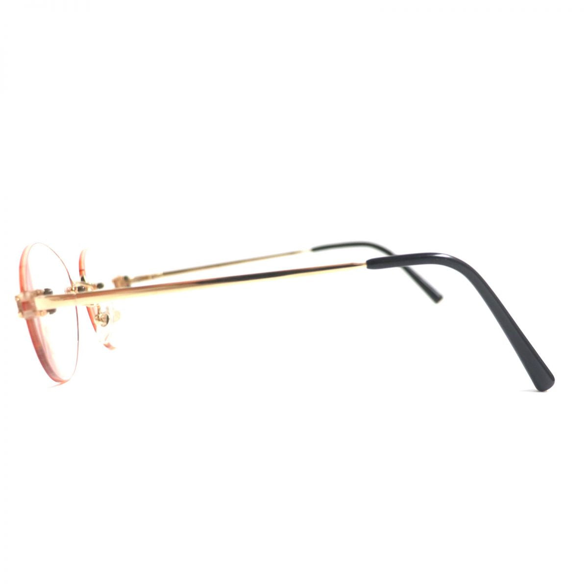 Chanel 18K COCO Mark Sunglasses Pink Gold Black