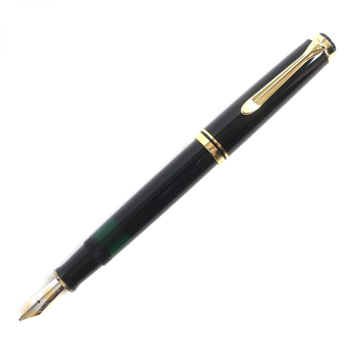 Pelikan M405 Souveraen 14K Fountain Pen Black Gold