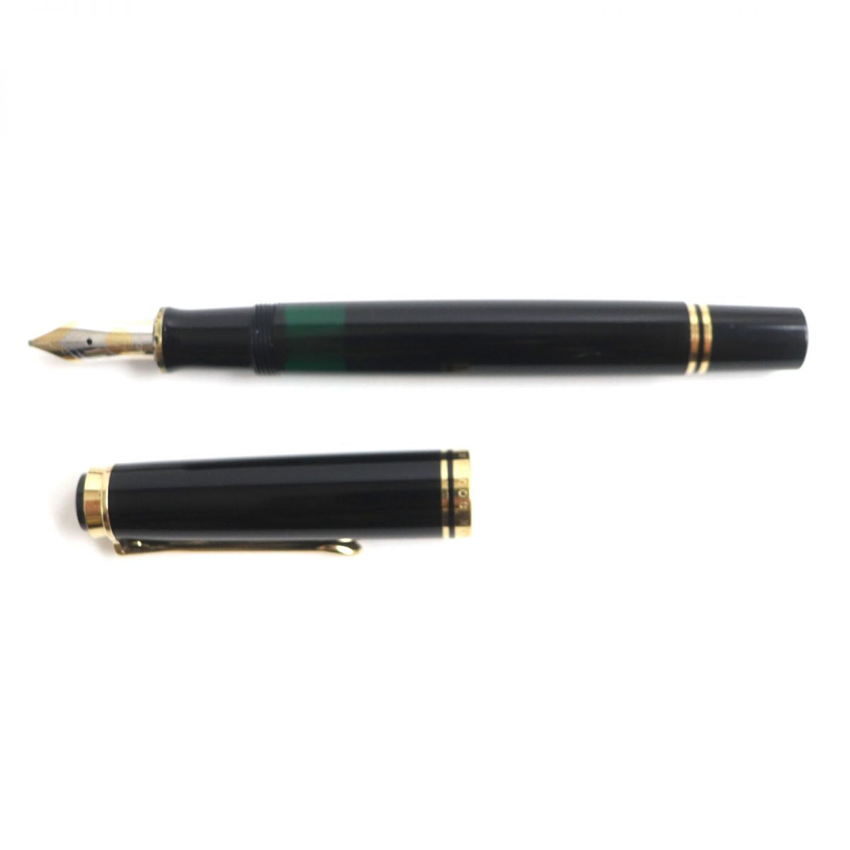 Pelikan M405 Souveraen 14K Fountain Pen Black Gold