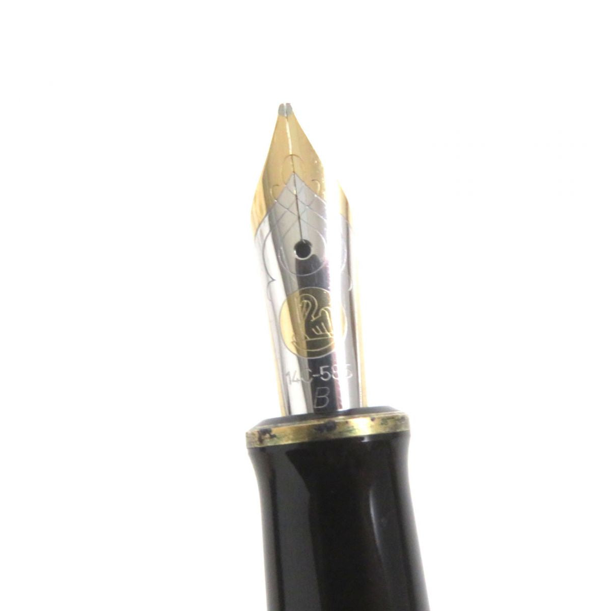 Pelikan M405 Souveraen 14K Fountain Pen Black Gold