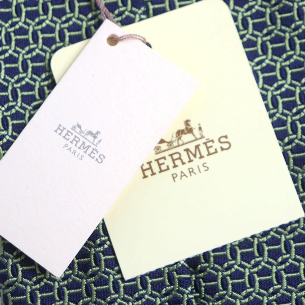 Hermes Silk Tie 655400T All-Over Pattern