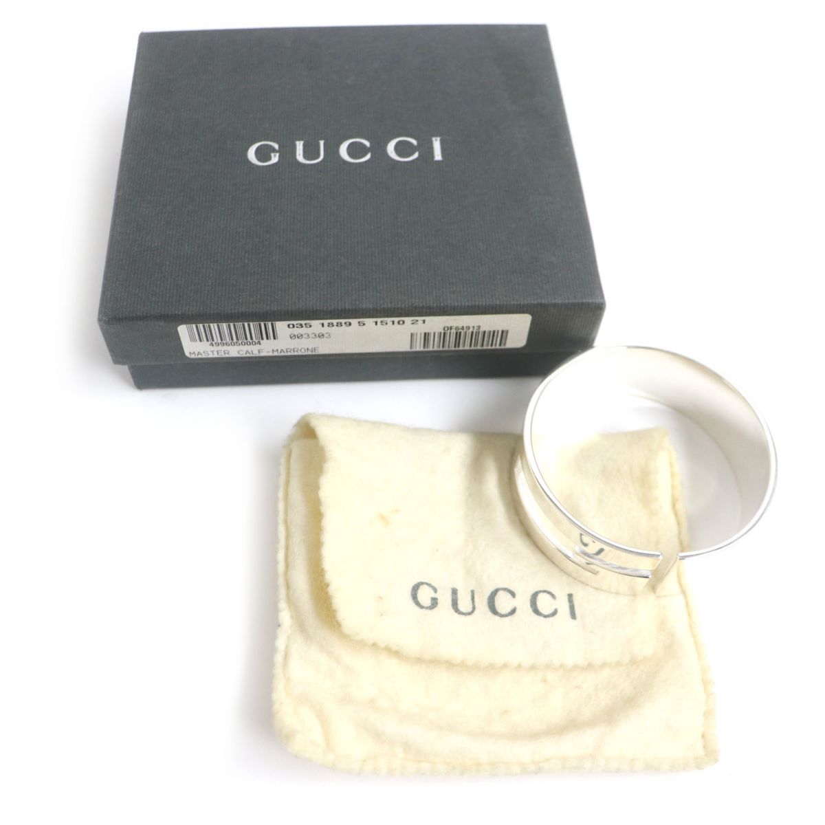 Gucci Silver SV925 Bracelet Made in Italy