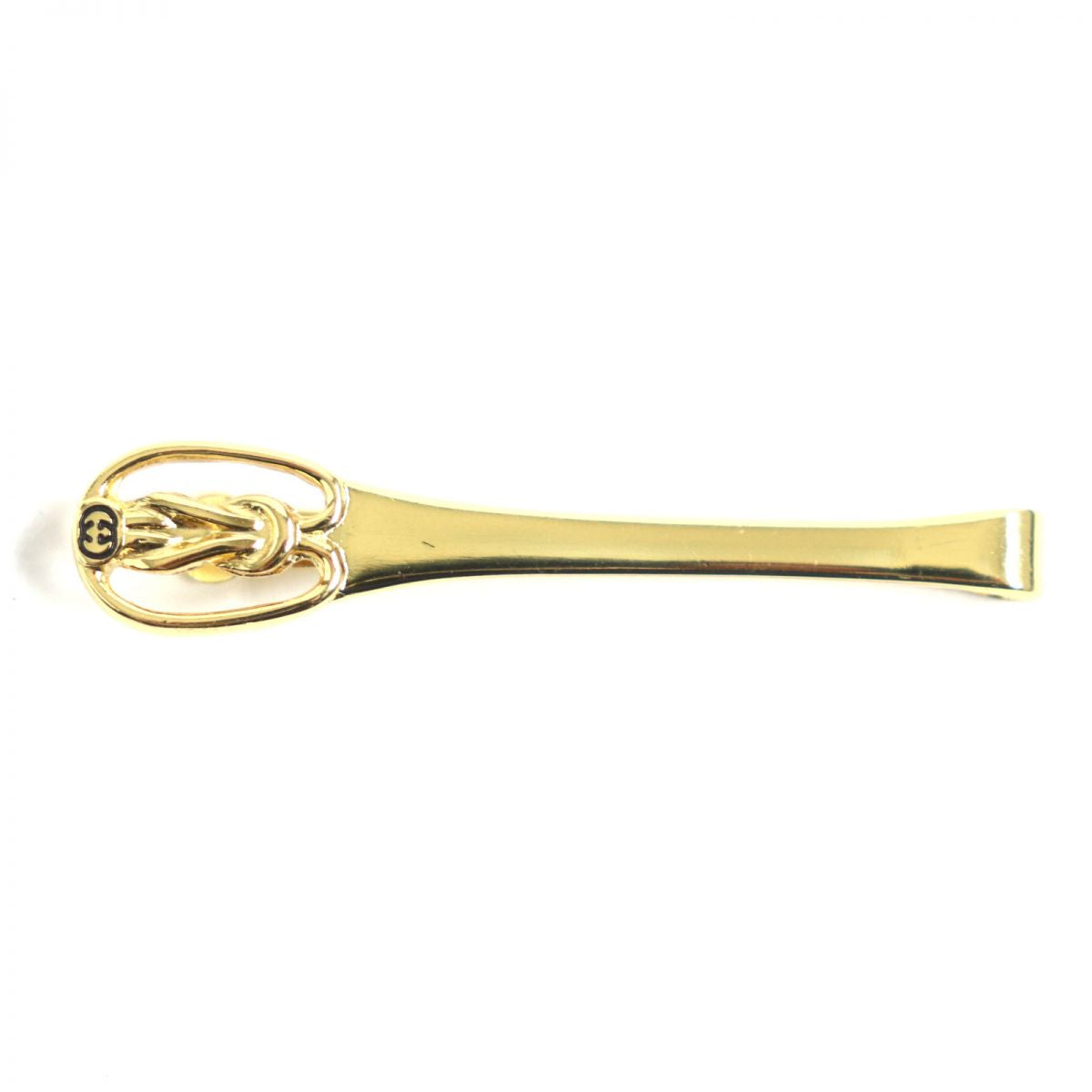 Gucci Vintage GG Logo Tie Pin Clip Bar