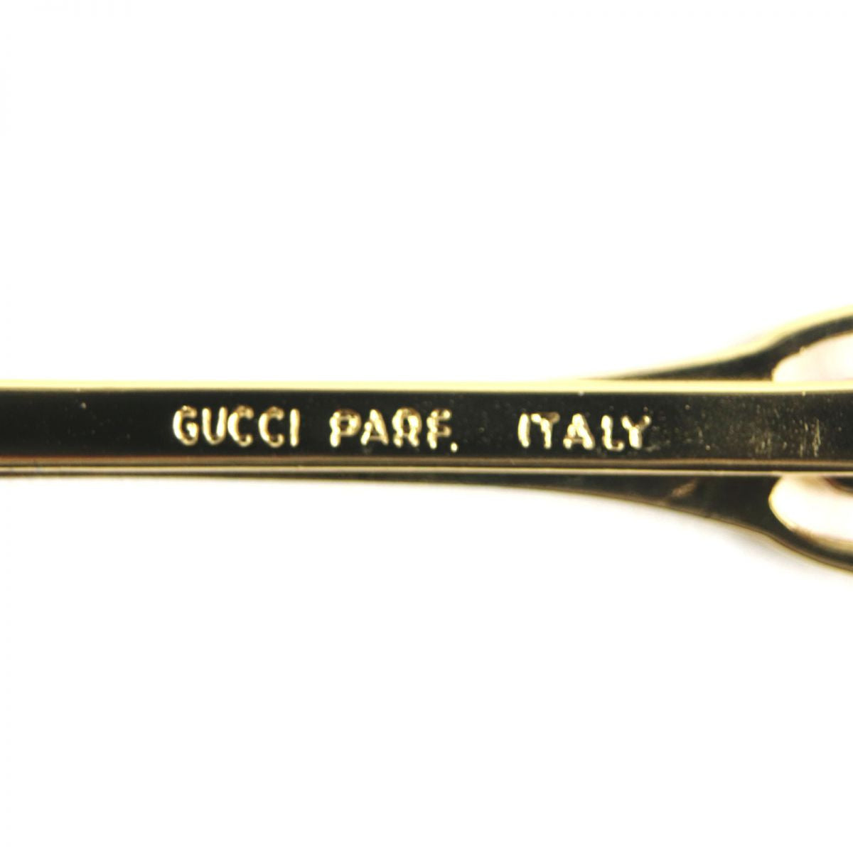 Gucci Vintage GG Logo Tie Pin Clip Bar