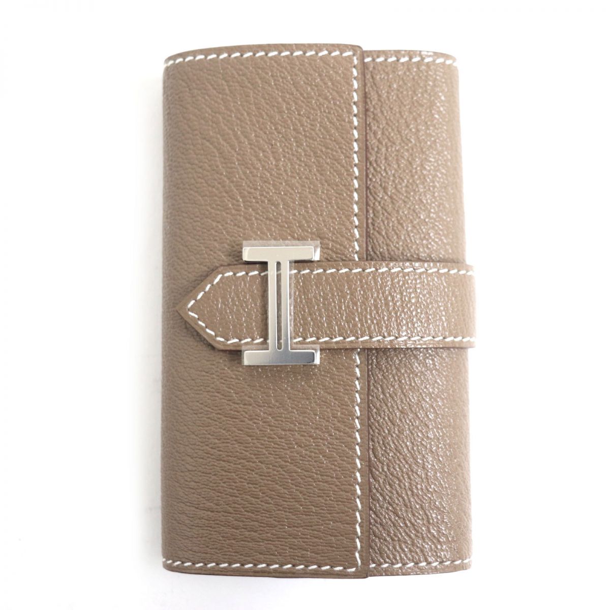 Hermes Chevre Leather Bearn Key Holder