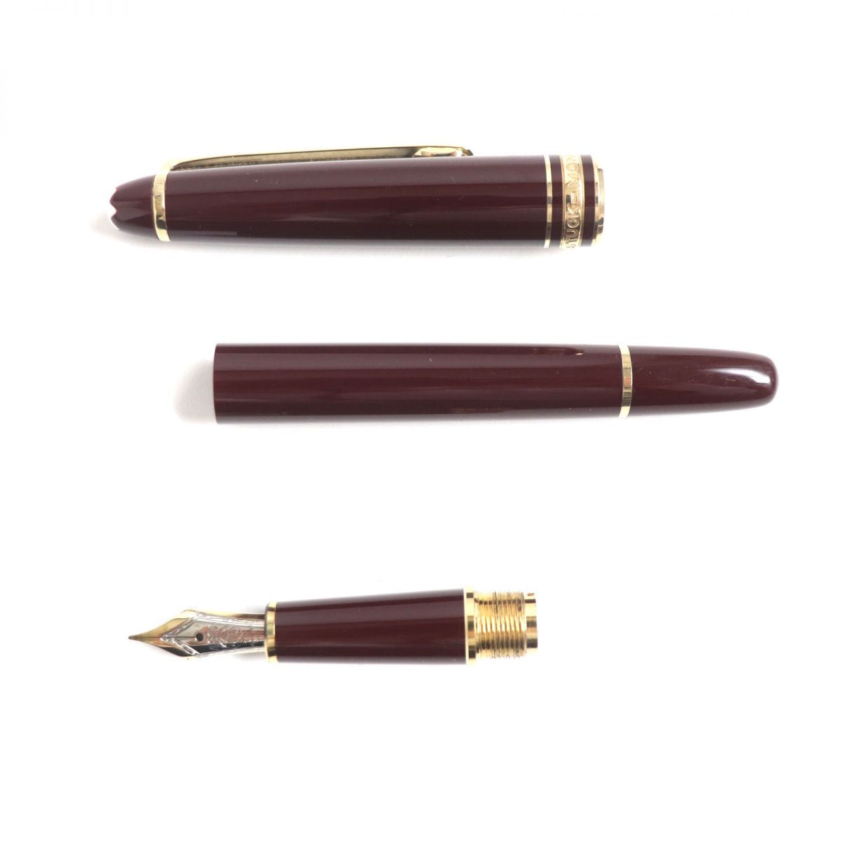 Montblanc Meisterstuck 144 Fountain Pen Bordeaux Gold