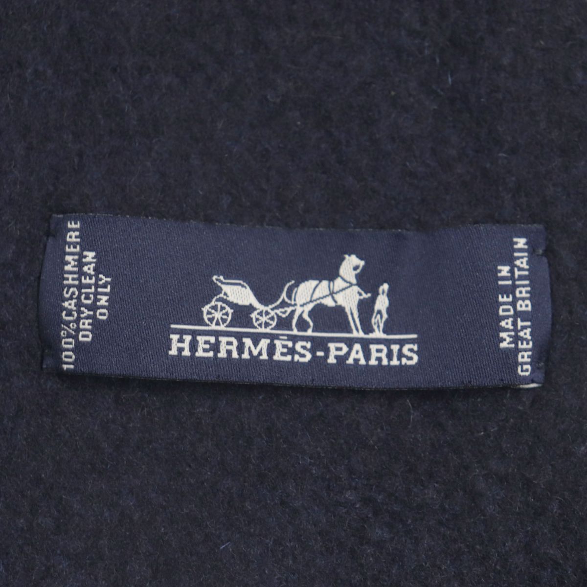 HERMES Cashmere Bicolor Shawl/Scarf