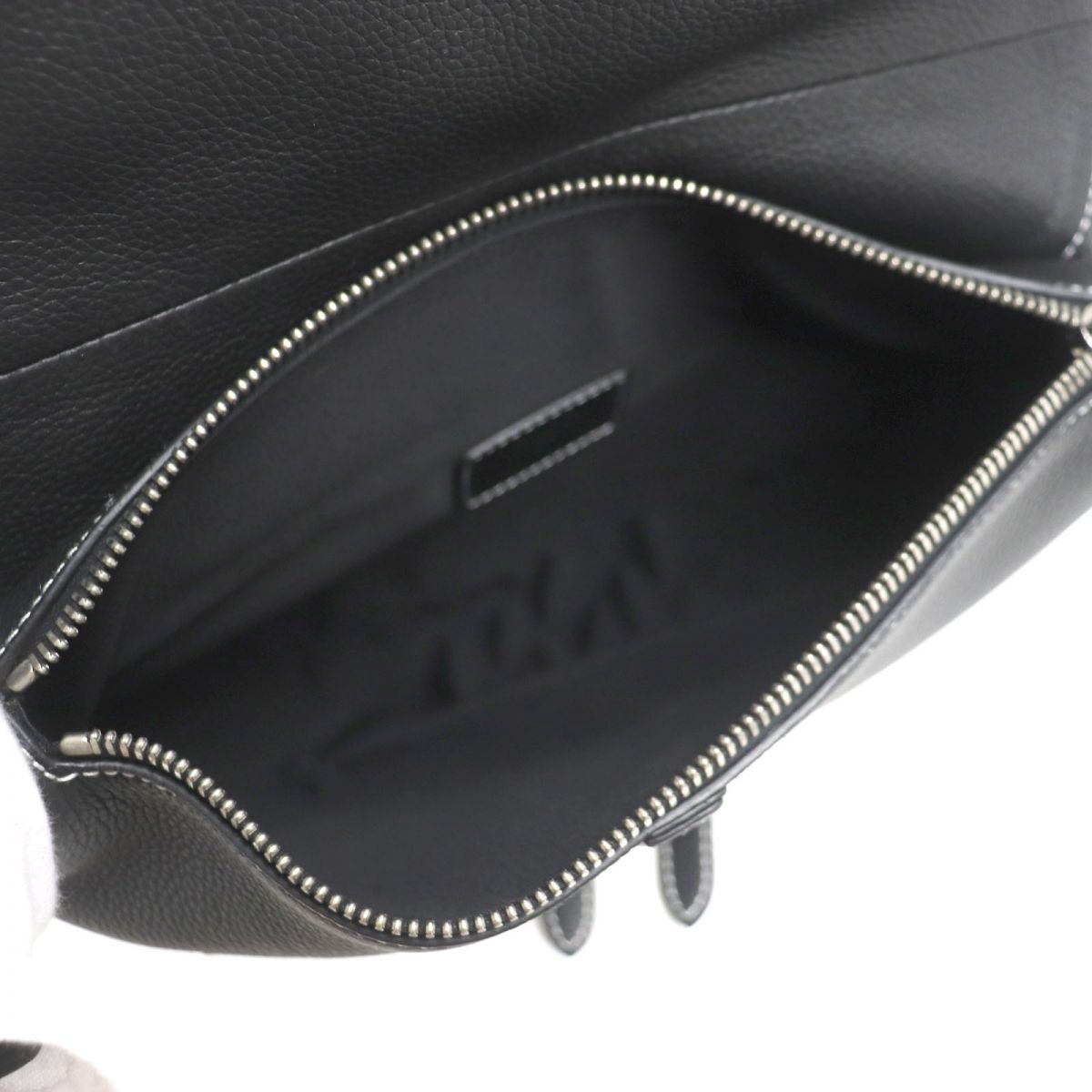 Dior Kaws Bee Leather Saddle Body Bag Black