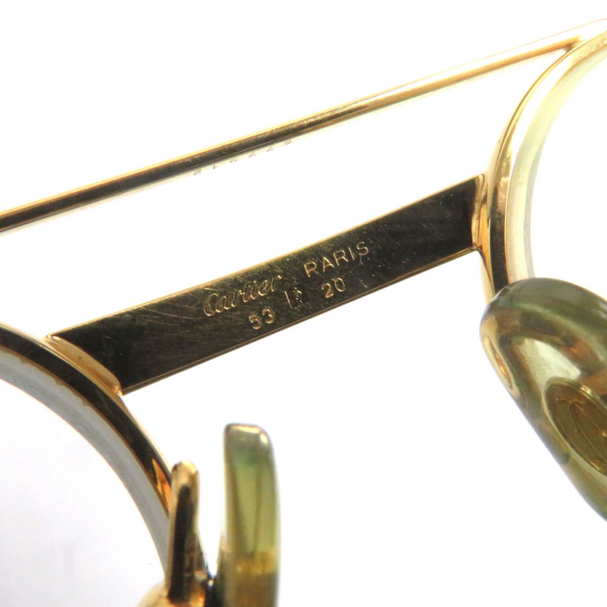 Cartier Trinity Two-Bridge Glasses, Gold x Bordeaux