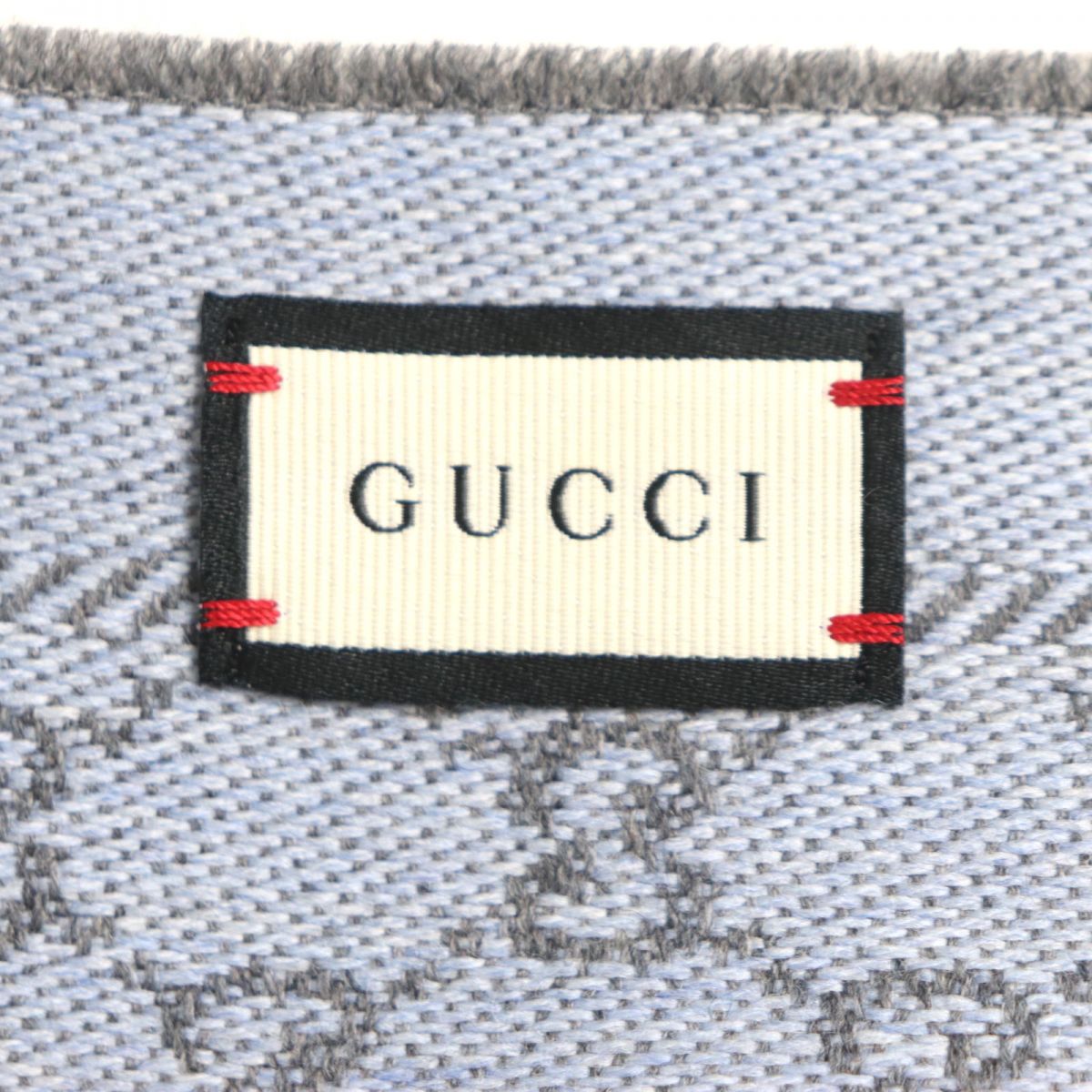 Gucci GGPattern Wool Fringed Scarf/Stole