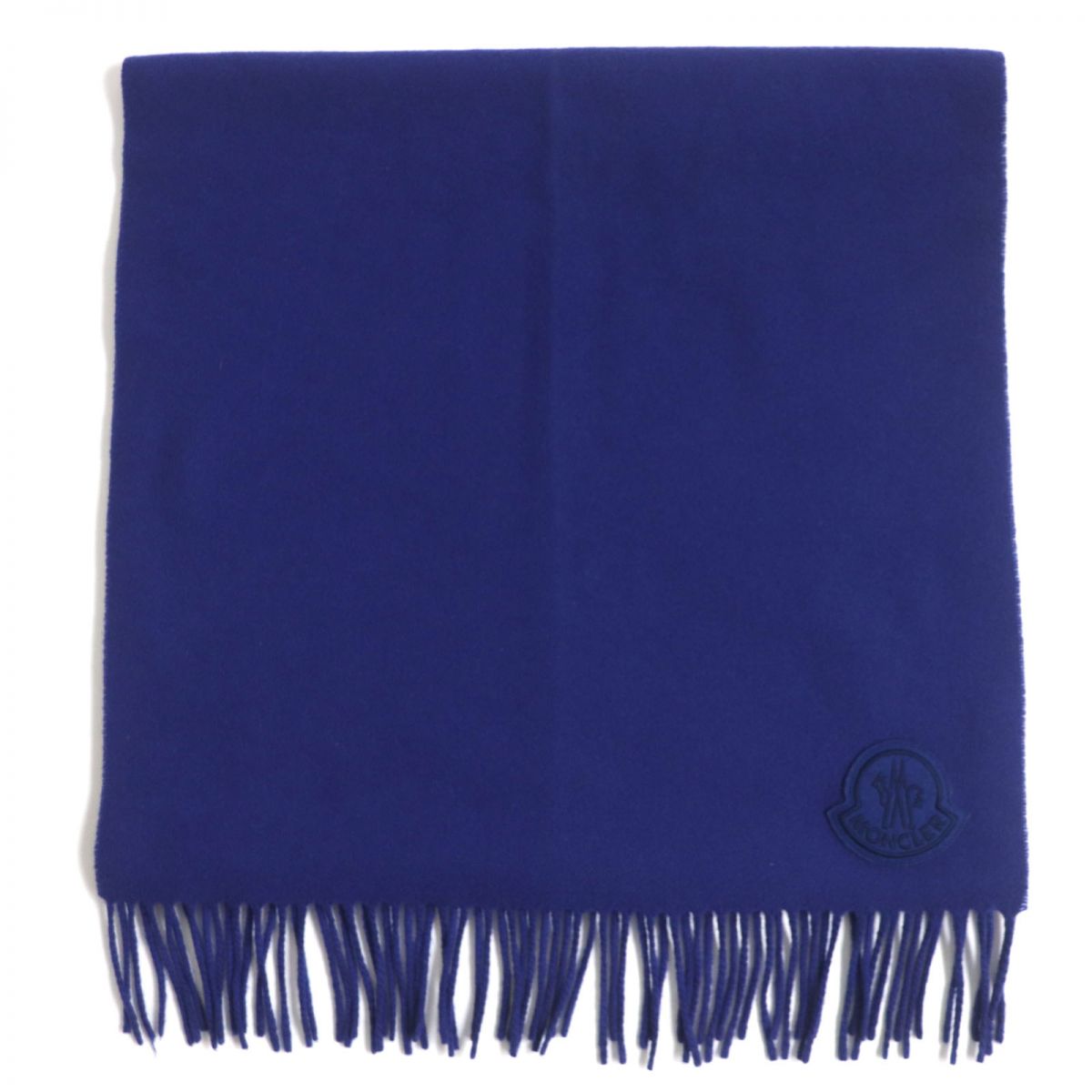 Moncler Wool Scarf Stole Blue Italy