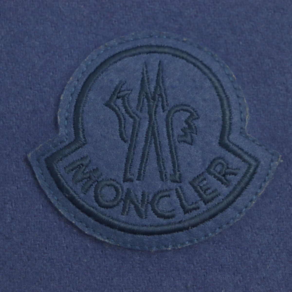 Moncler Wool Scarf Stole Blue Italy