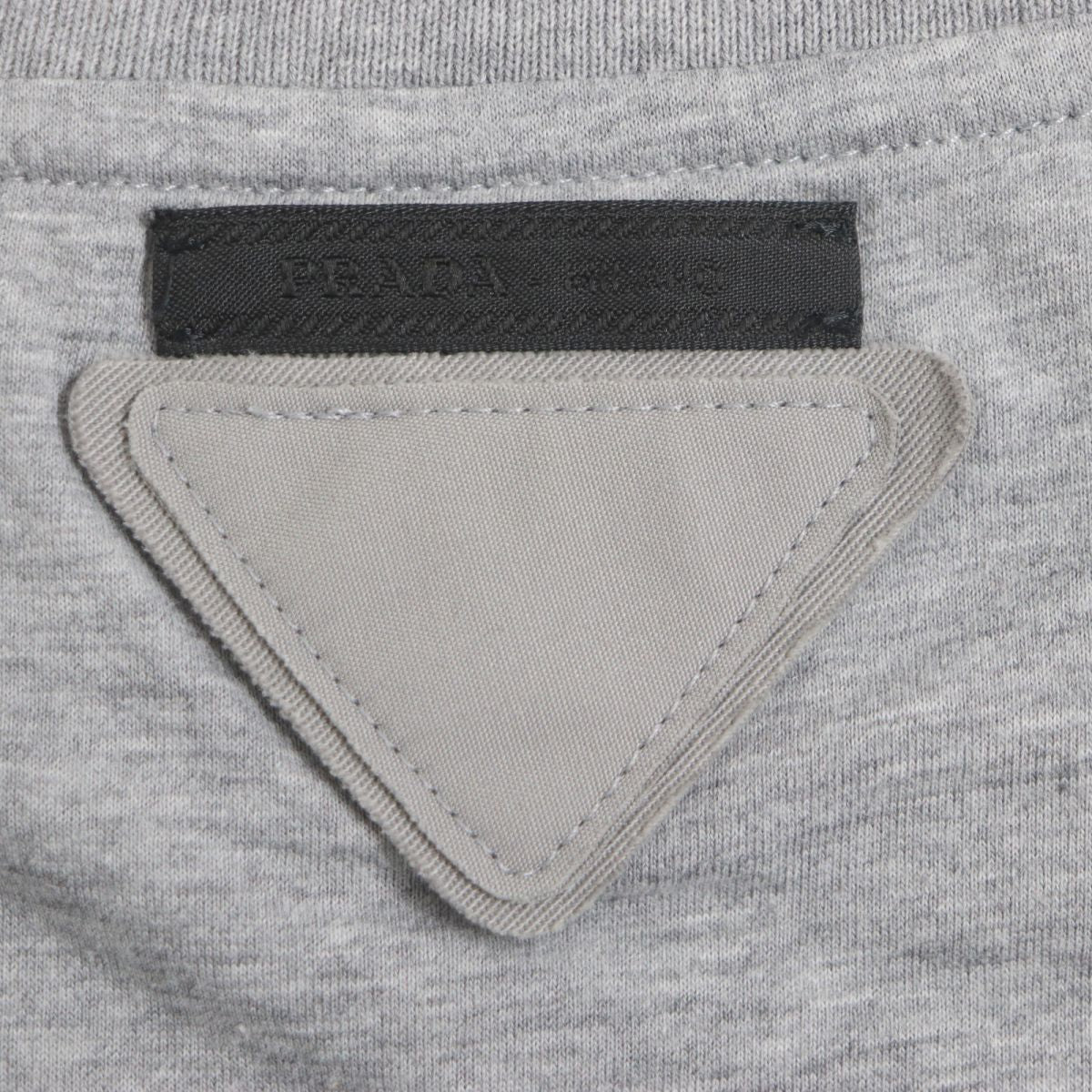 Prada Logo T-shirt Light Gray M