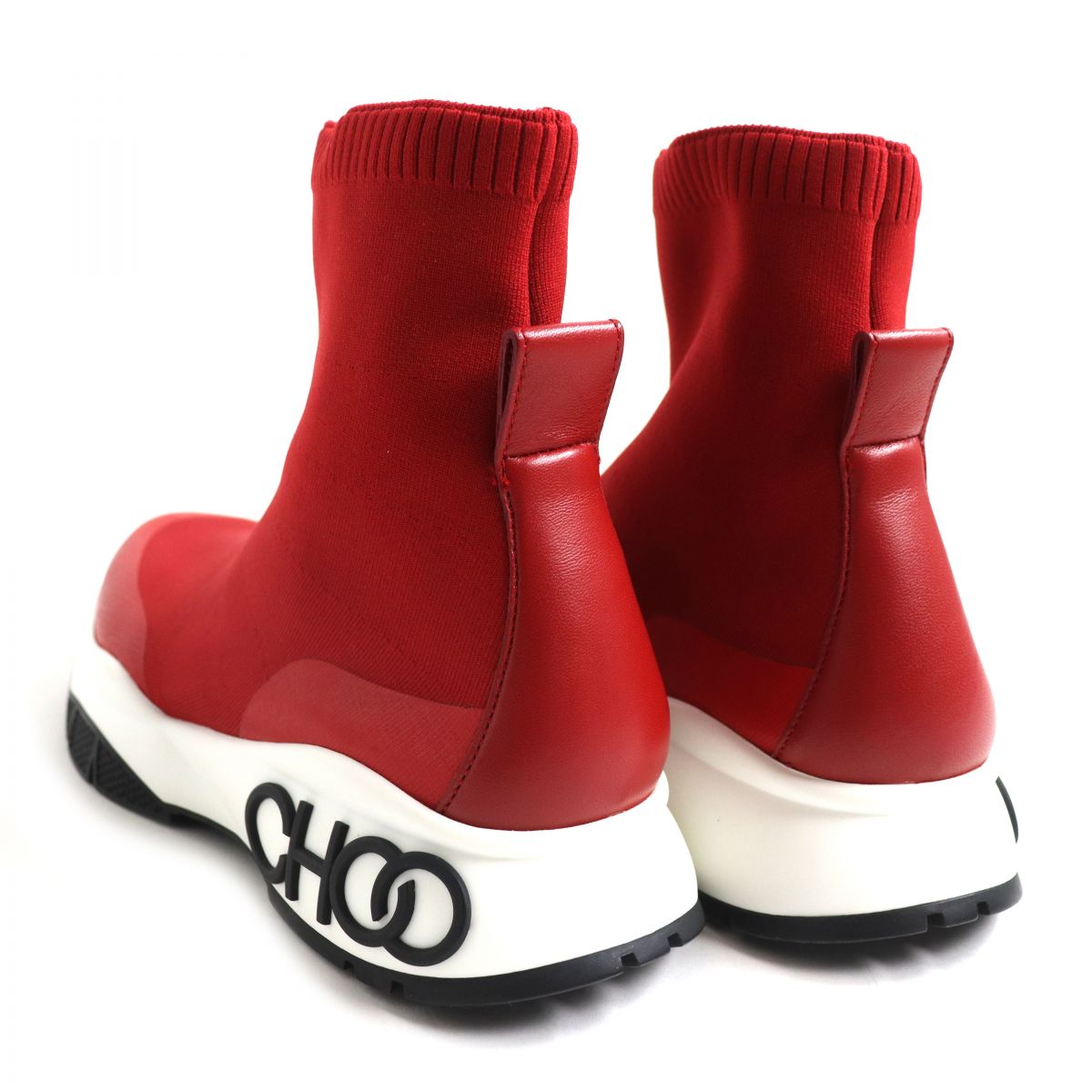 Jimmy Choo RAINE SOCK Sneakers Red 43