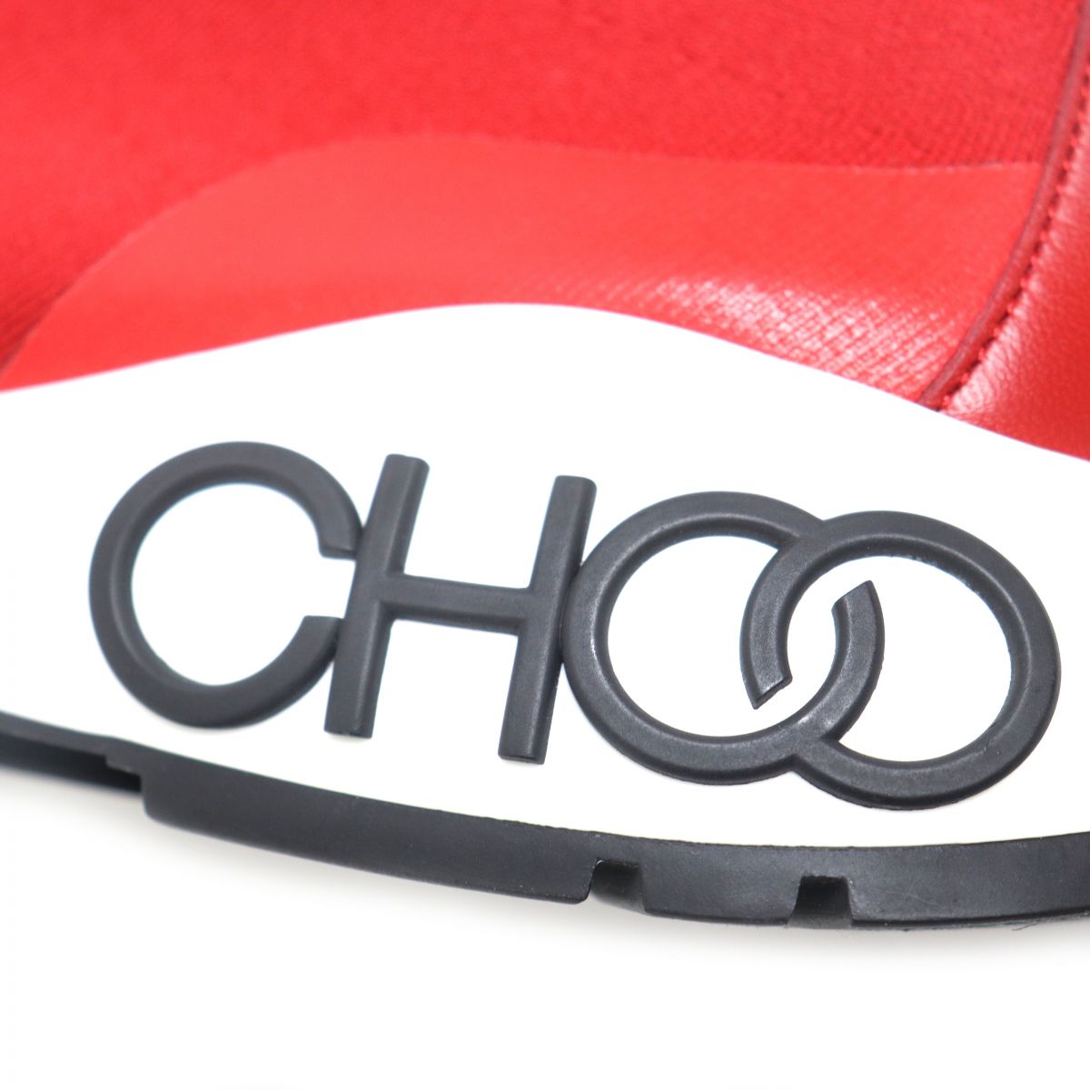 Jimmy Choo RAINE SOCK Sneakers Red 43