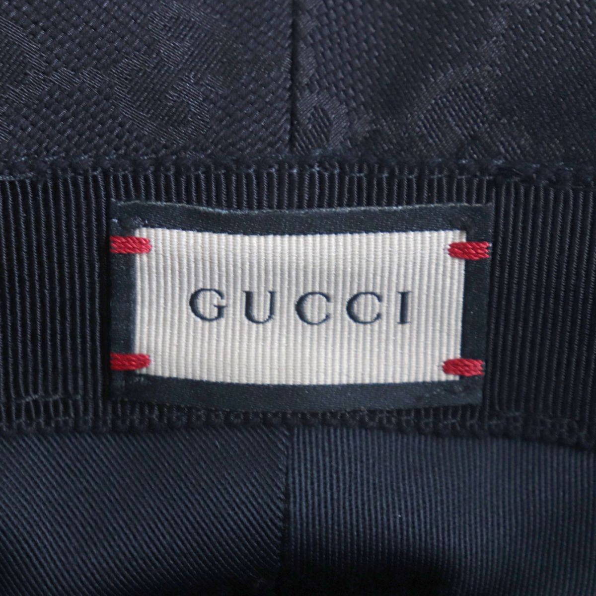 Gucci GG Canvas Fedora Hat with Gold Logo