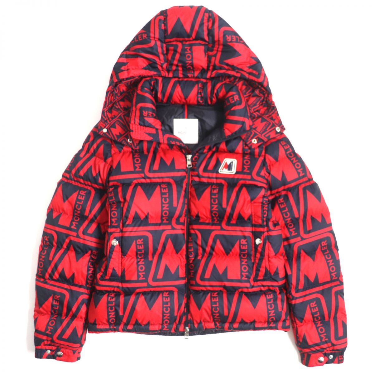 Moncler FRIOLAND Hooded Down Jacket Red Black