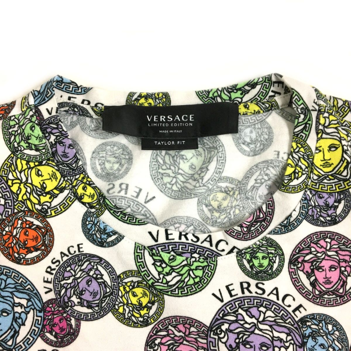 Versace Medusa Print T-Shirt XS White