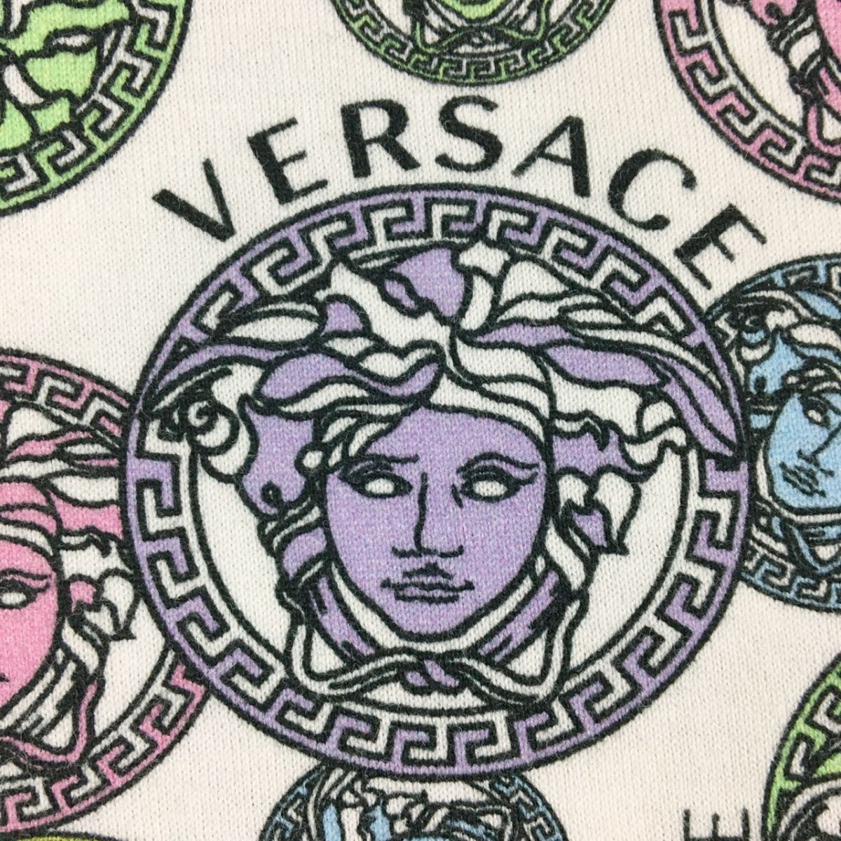 Versace Medusa Print T-Shirt XS White