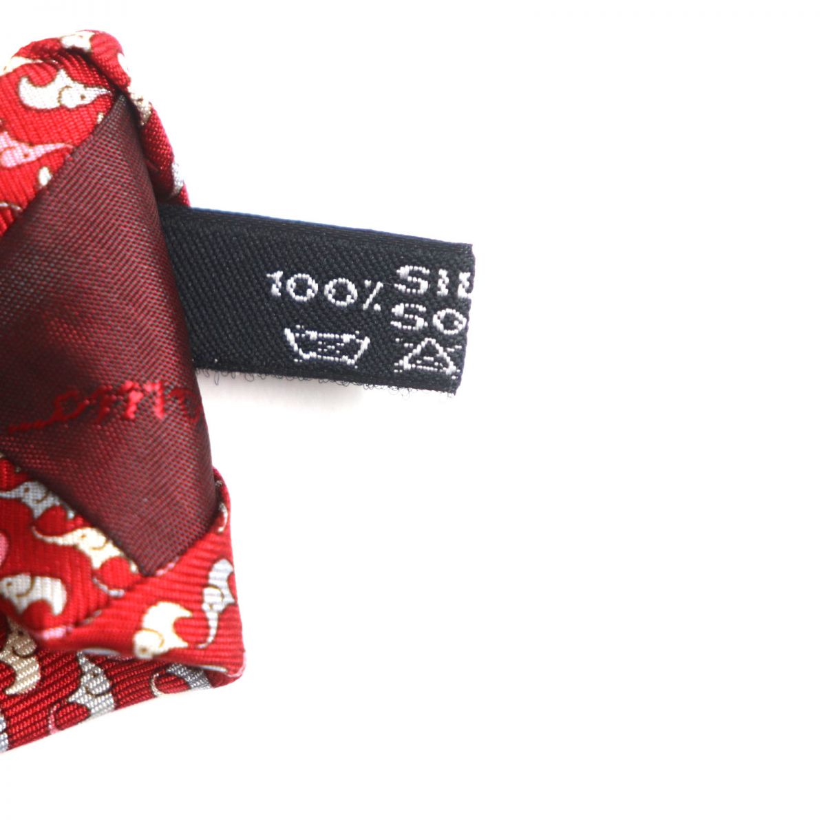 Salvatore Ferragamo Elephant Silk Tie, Red