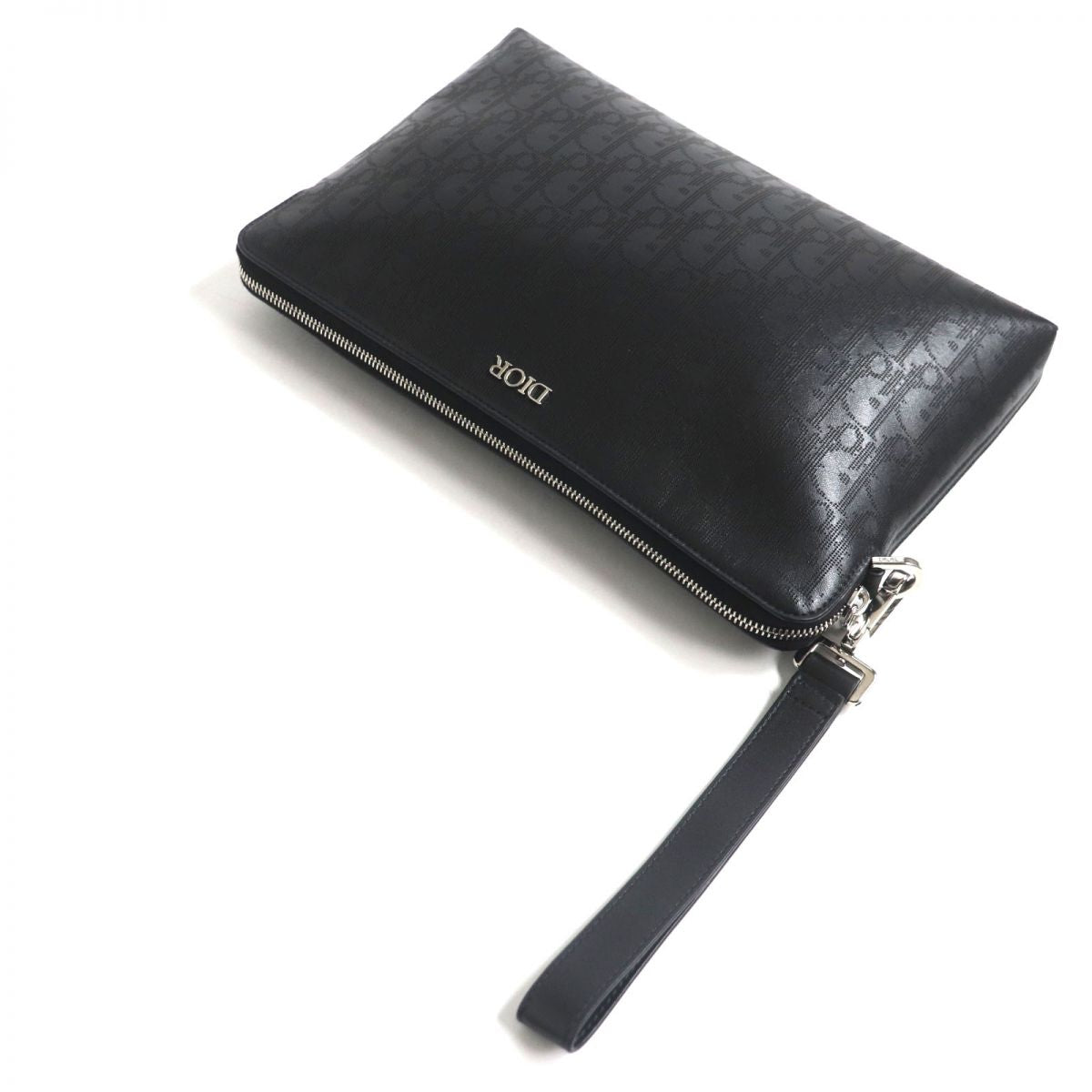 Dior Homme Oblique Galaxy Leather Pouch Clutch