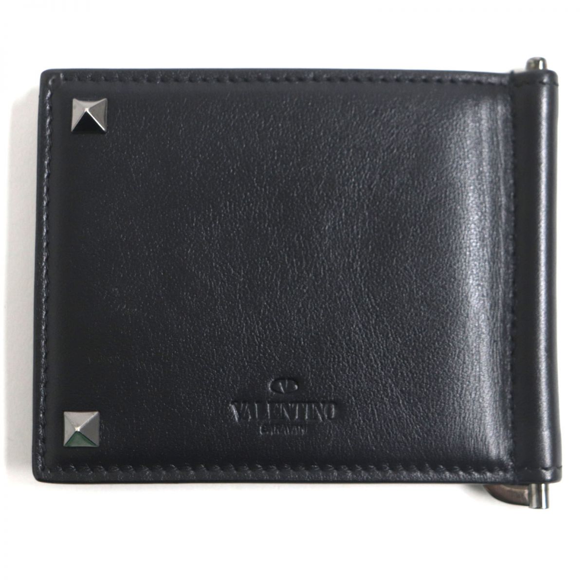 Valentino Rockstud Spike Leather Wallet