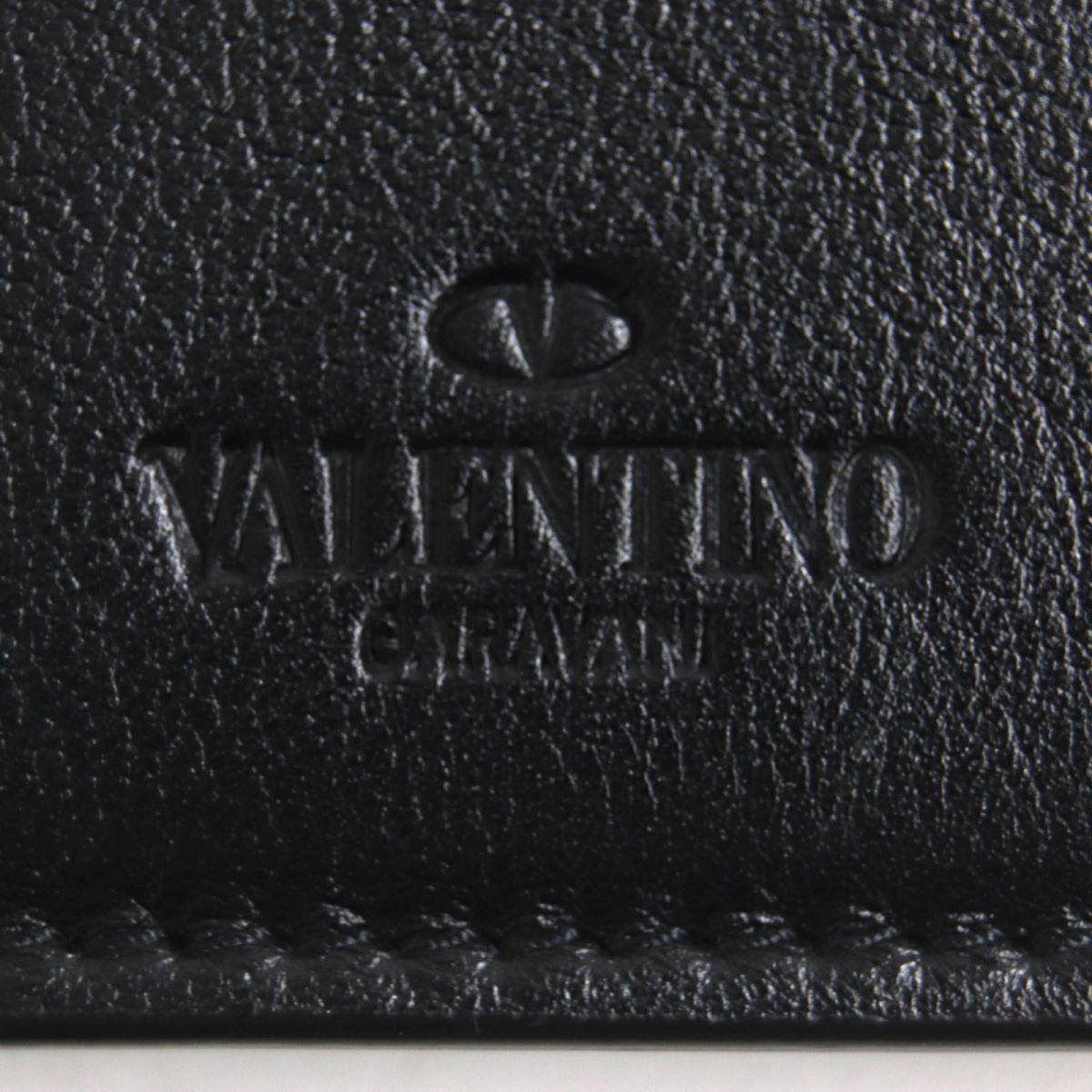 Valentino Rockstud Spike Leather Wallet