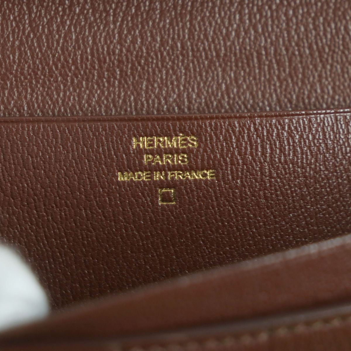 Hermes Bearn Souffle Crocodile Leather Wallet