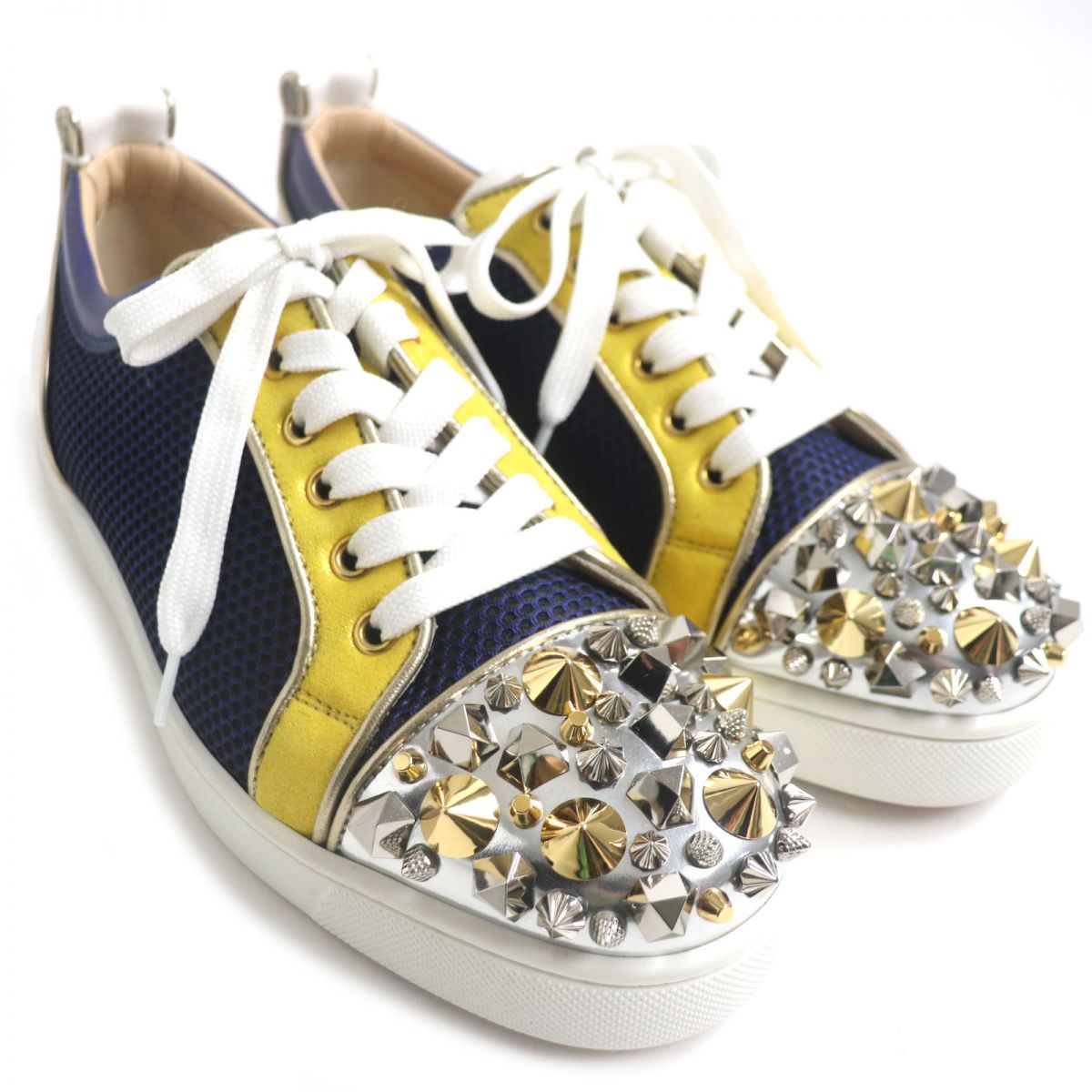 Christian Louboutin Louis Jr. Studded Sneakers