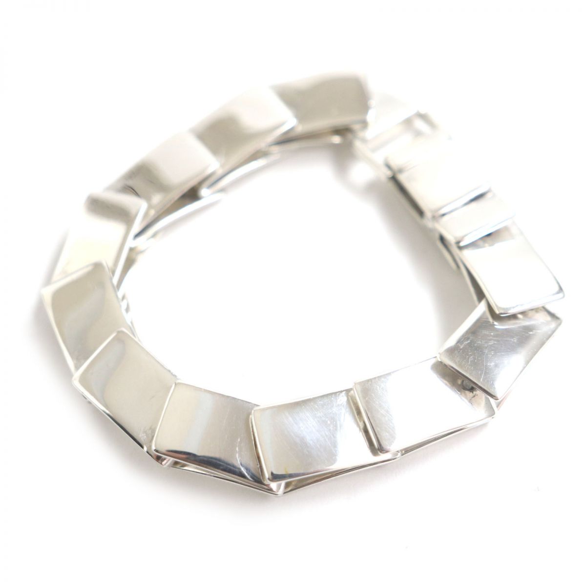 Gucci Vintage 925 Silver Fish Plate Bracelet