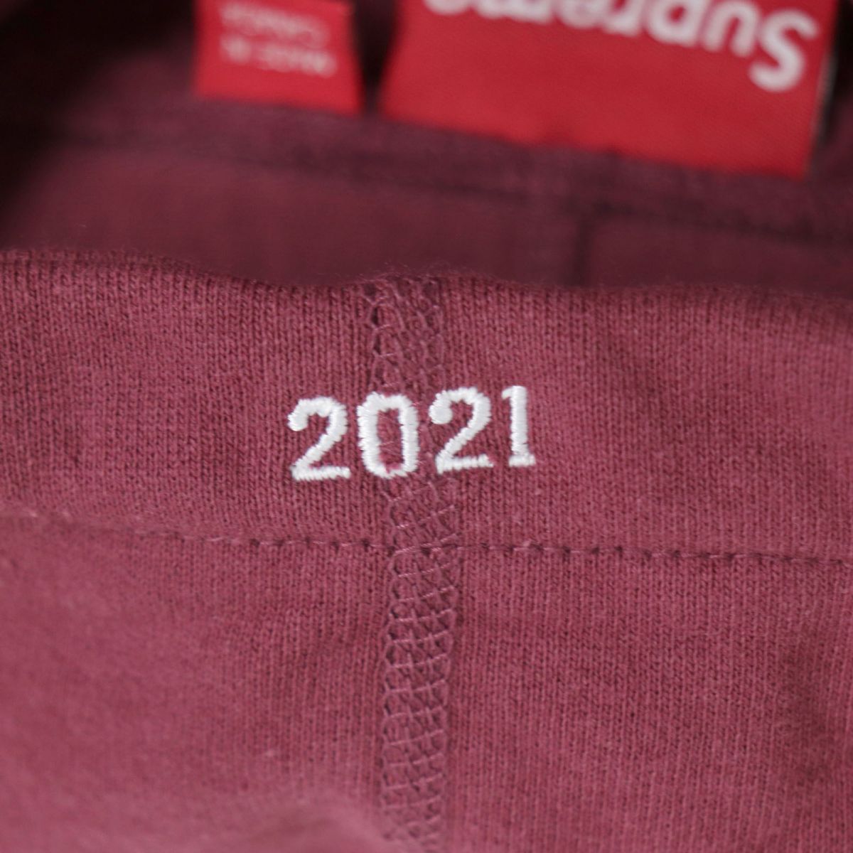 Supreme BoxLogo Hooded Sweatshirt Bordeaux M