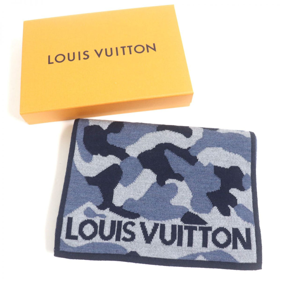 Louis Vuitton Wool Scarf M71639 Camouflage