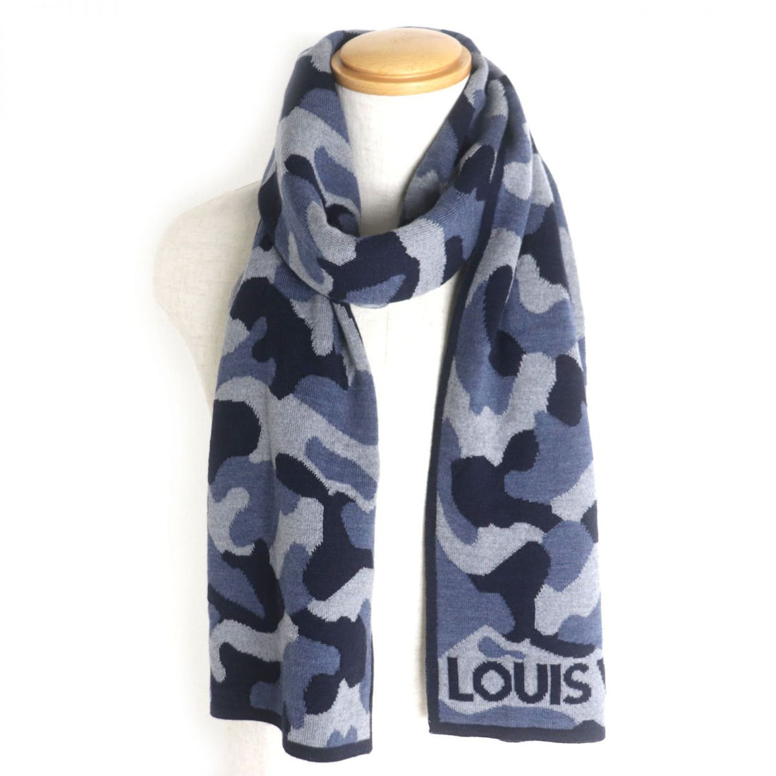 Louis Vuitton Wool Scarf M71639 Camouflage