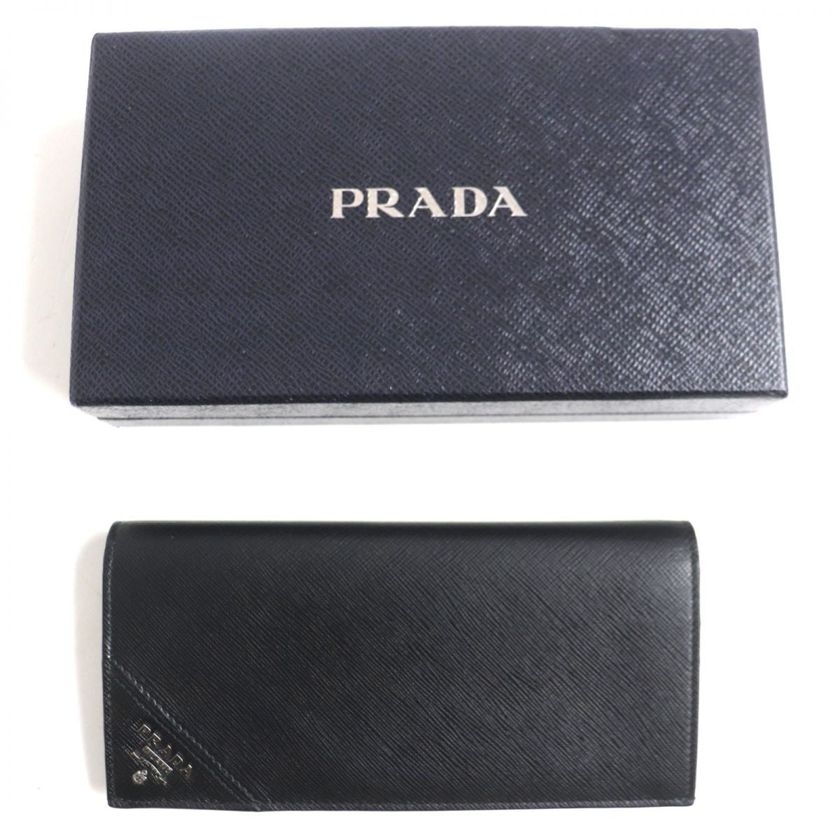 Prada 2MV341 Cypherno Leather Bi-fold Wallet