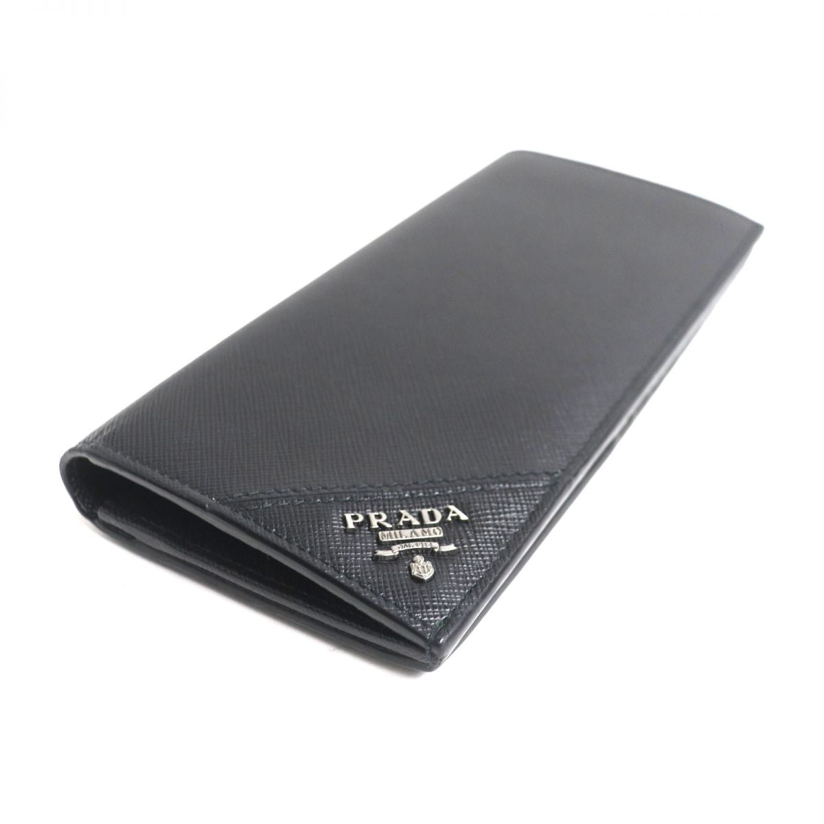 Prada 2MV341 Cypherno Leather Bi-fold Wallet