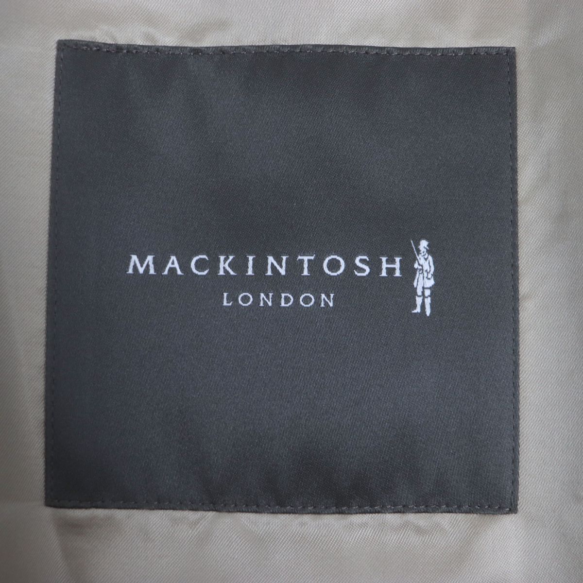 MACKINTOSH LONDON Check Trench Coat Brown L