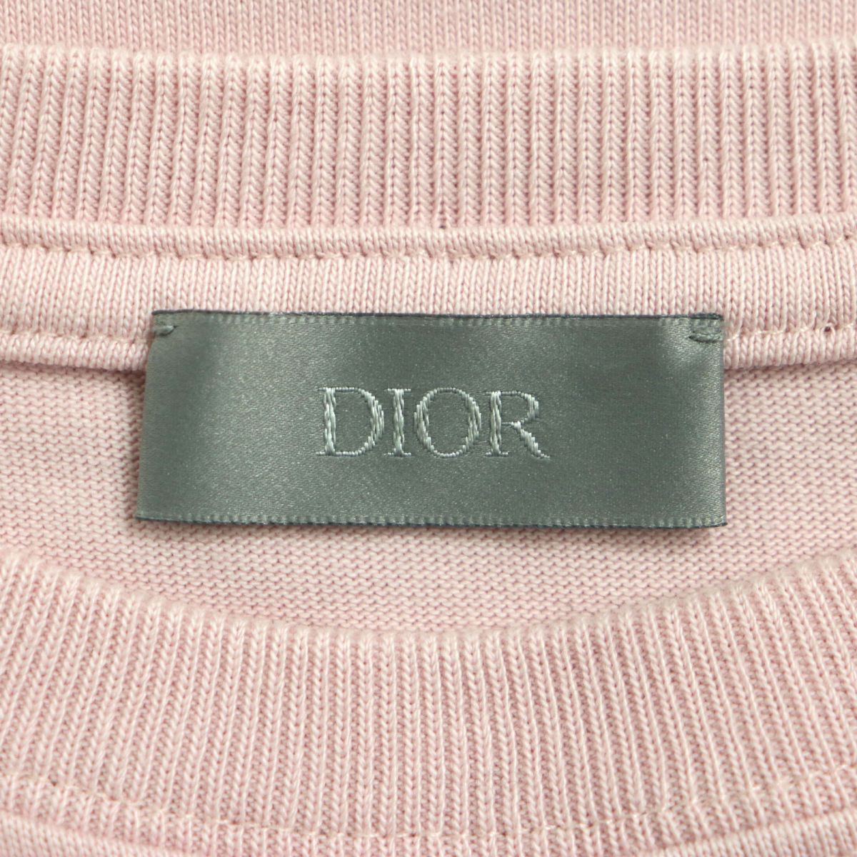 Dior Rose Print Crew Neck T-Shirt XS