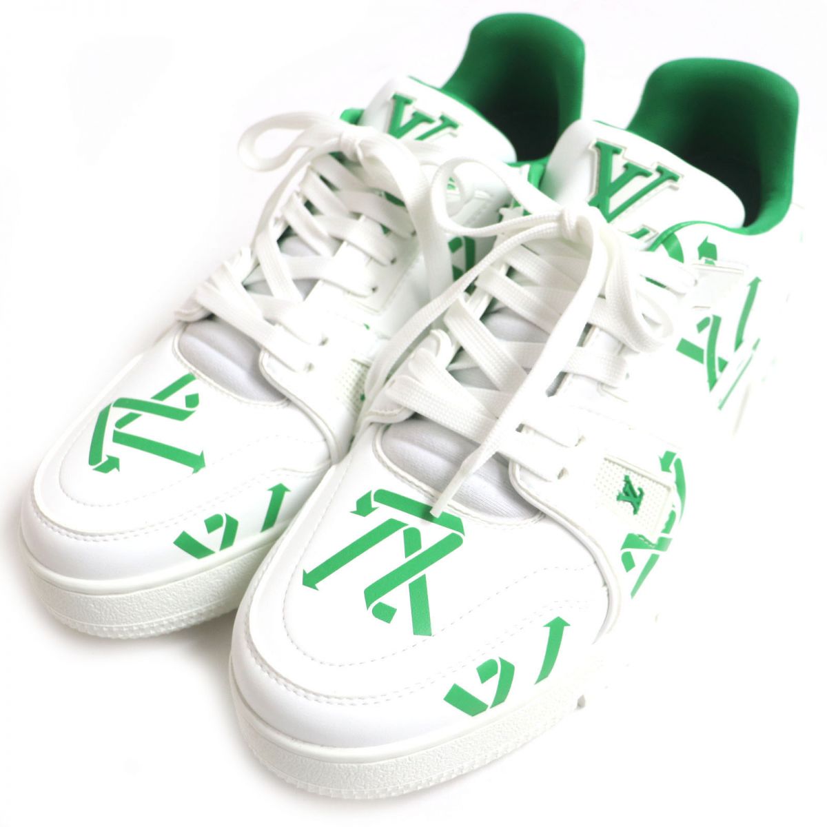 Louis Vuitton LV Trainer Upcycled Sneakers 8.5