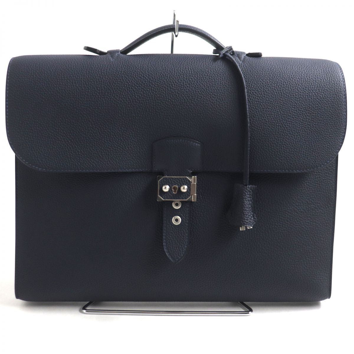 Hermes Togo Leather Briefcase Sac A Depeche