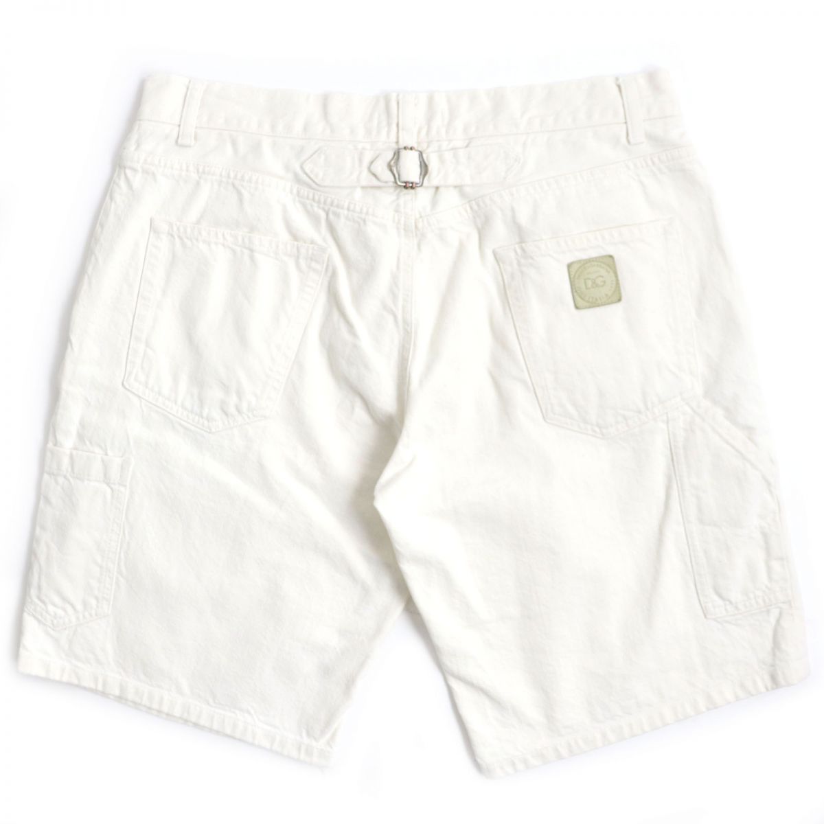 Dolce & Gabbana Button Fly Shorts Ivory 50 Men