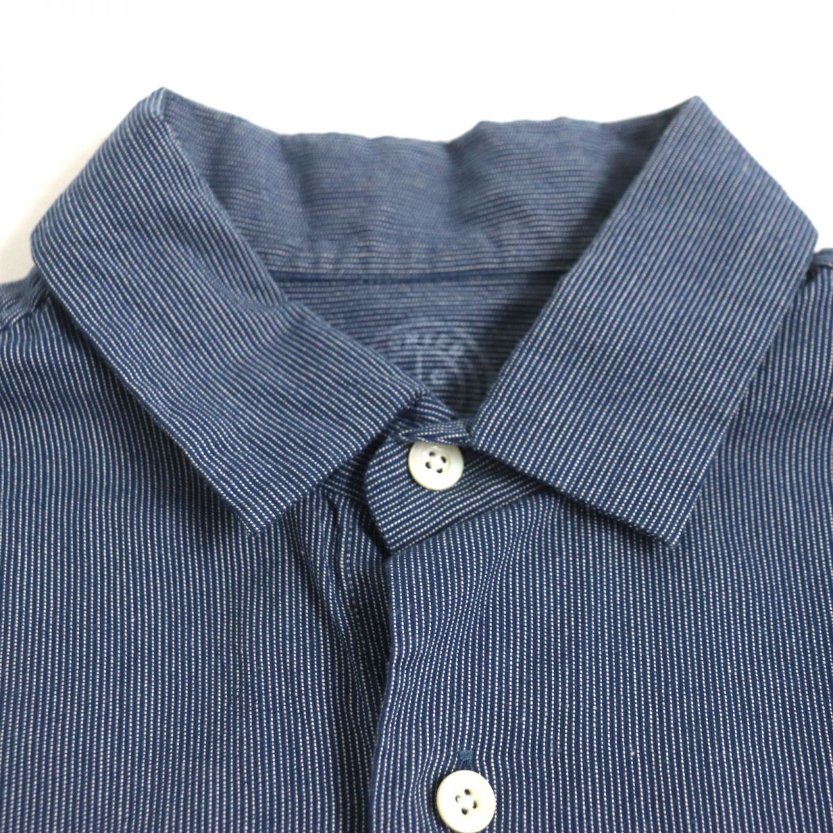 Porter Classic Stripe Indigo Shirt XS Men's